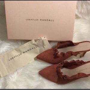 Loeffler Randall heels size 5